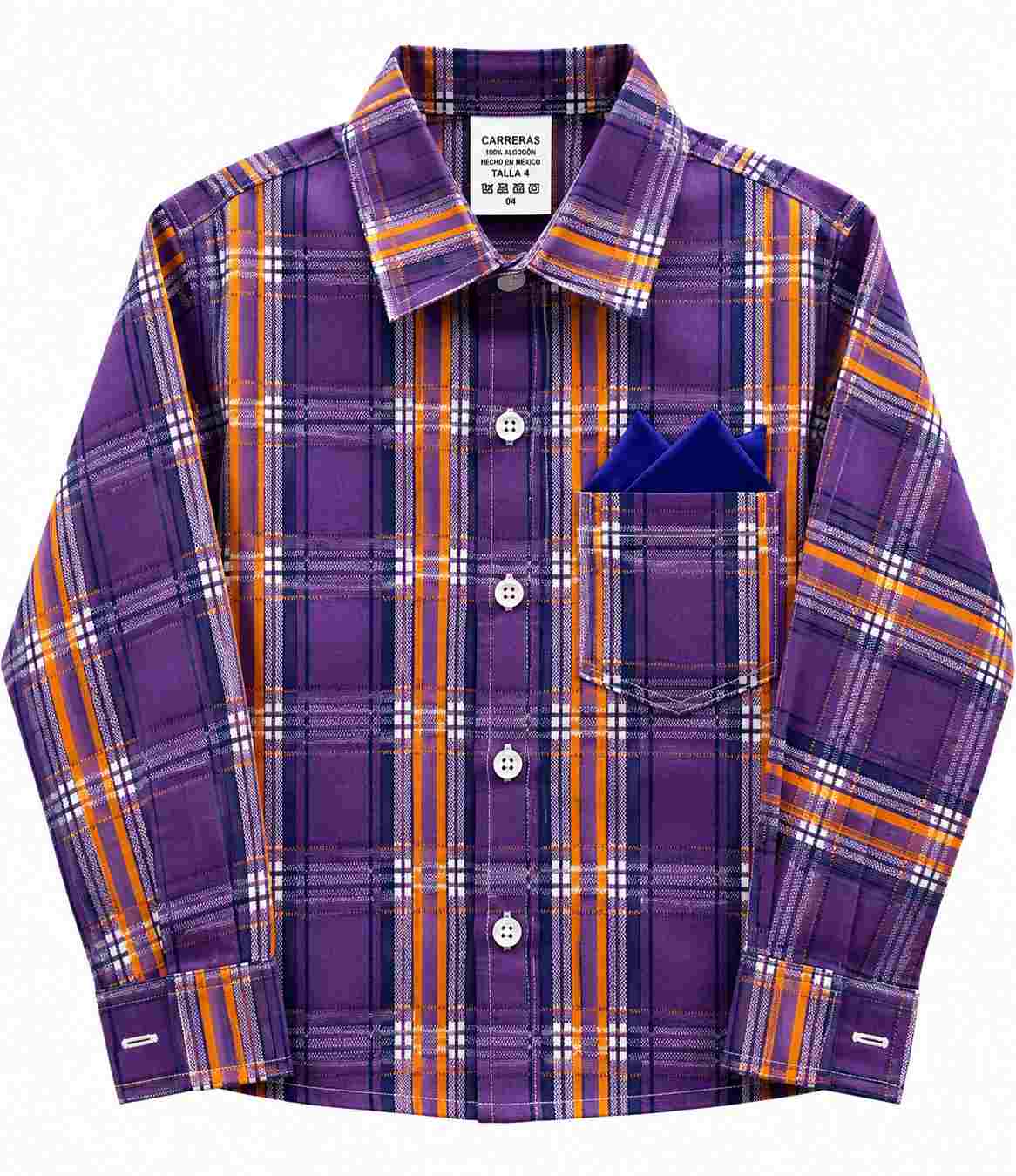 CAMISA JUNINA XADREZ INFANTIL  REF 421